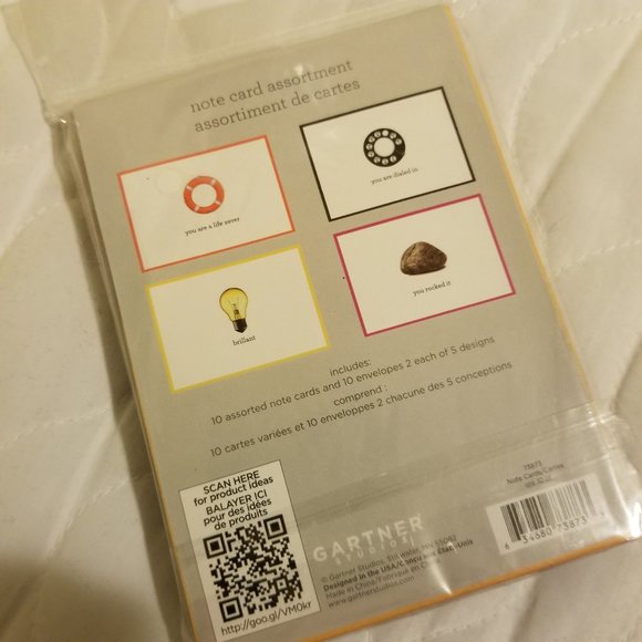 NEW! Assorted Note Cards - 8 count - Picture 4 of 4